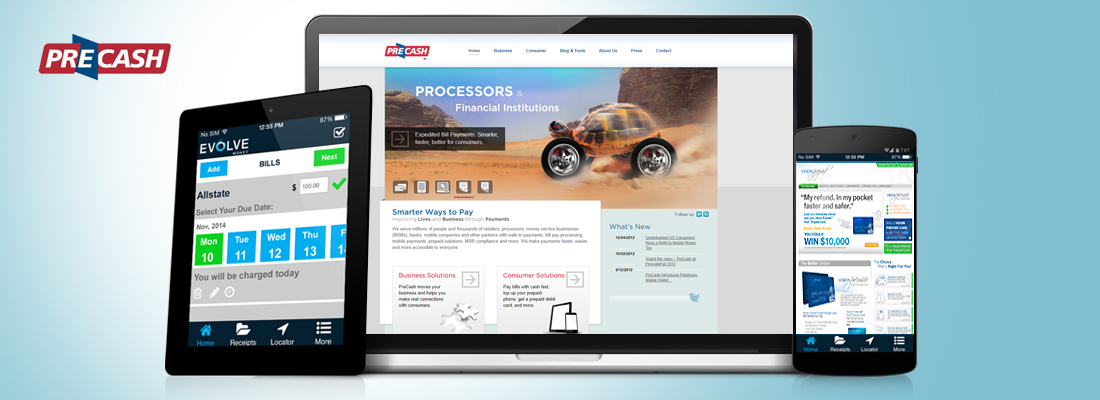 PreCash - Website Design